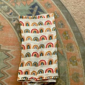Rainbow Muslin Swaddle